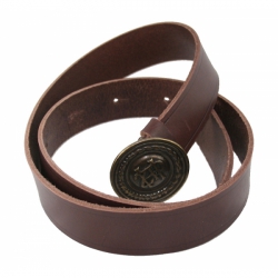 Pas harcerski skórzany ZHP - Brązowy